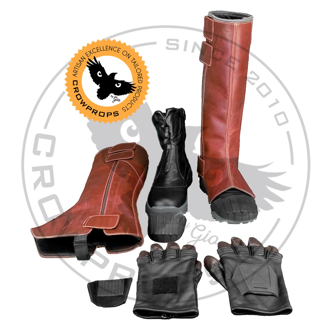 Boba Fett Combo (from Book of Boba Fett) - Long Boots and Gloves